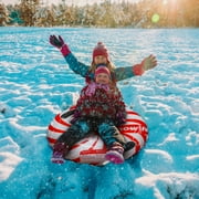 strola Outdoor Toys,Snow Tube For Winter Inflatable 32 Inch Heavy Duty Snow Sleds For Kids And Adults,Multi-color